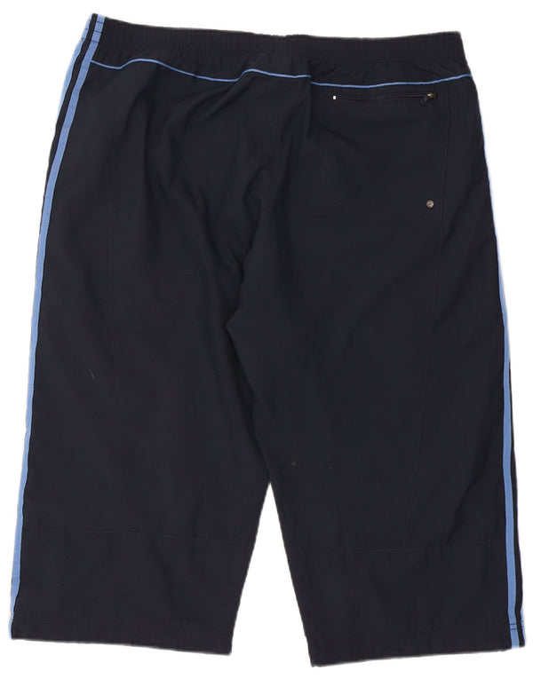 Мужские спортивные шорты-бермуды Adidas 2XL темно-синие из полиэстера