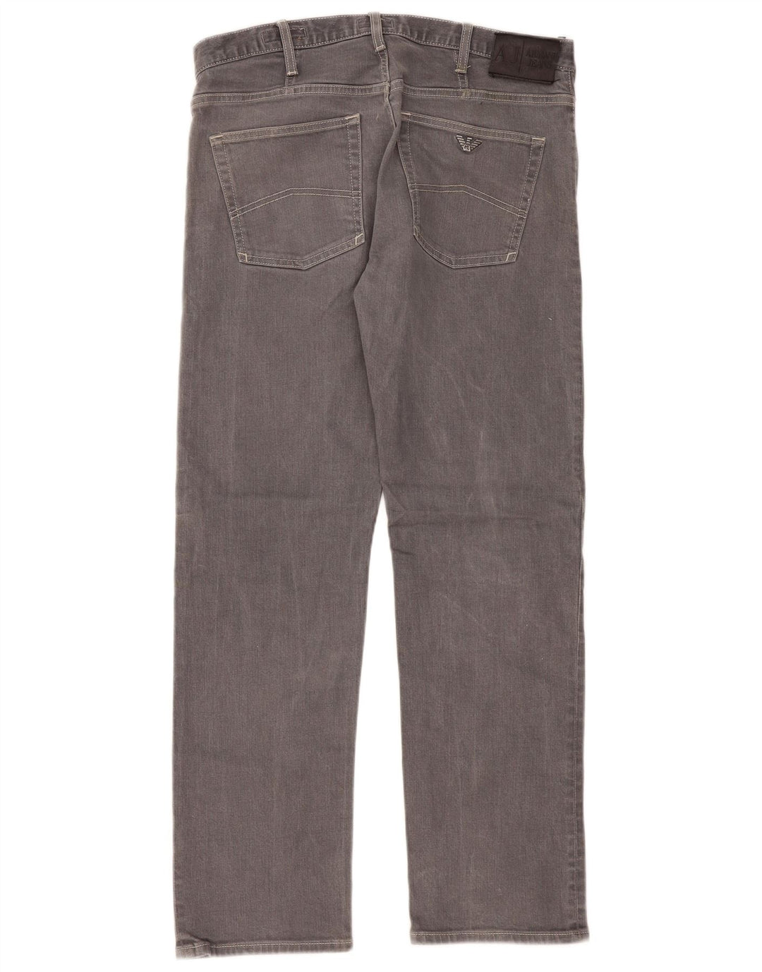 Женские прямые джинсы Armani Regular W34 L32, серый хлопок
