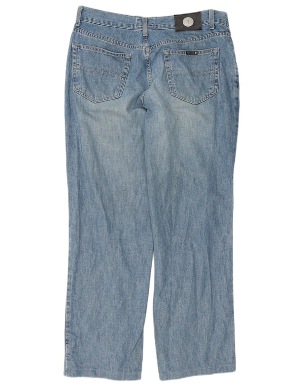 TRUSSARDI Mens Straight Jeans W35 L28 Blue