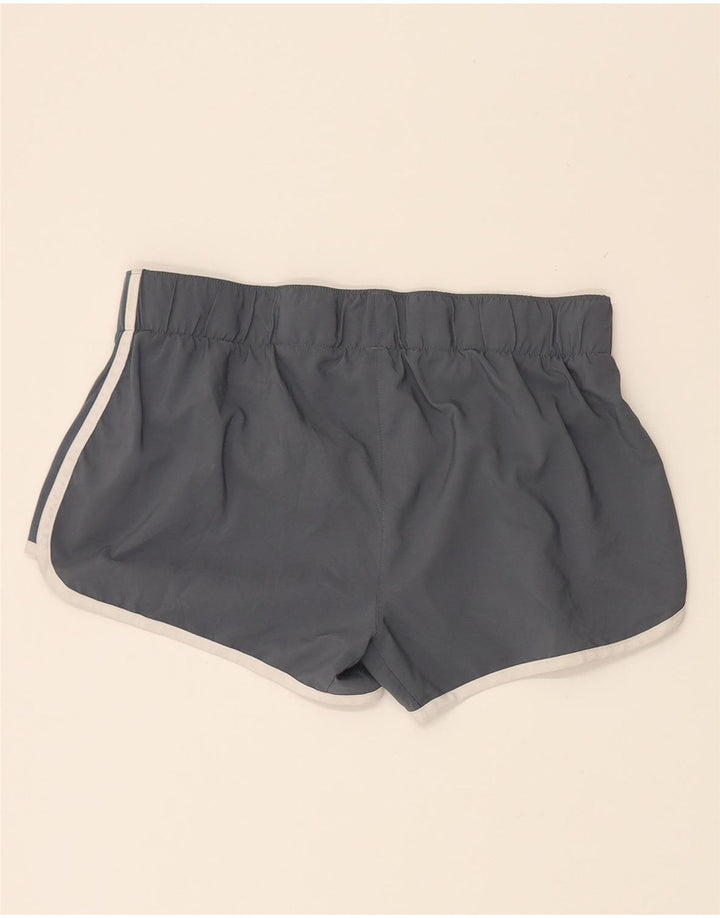 ADIDAS Womens Sport Shorts UK 14 Medium  Grey Polyester Vintage Adidas and Second-Hand Adidas from Messina Hembry 