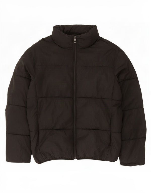 Мужская стеганая куртка Zara UK 40, большая, черная, полиэстер