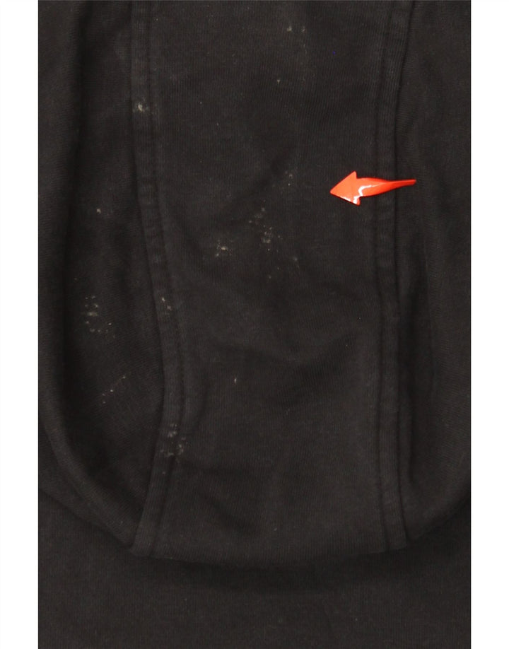 Джемпер с капюшоном NIKE для мальчиков 12–13 лет, большой размер, черный хлопок