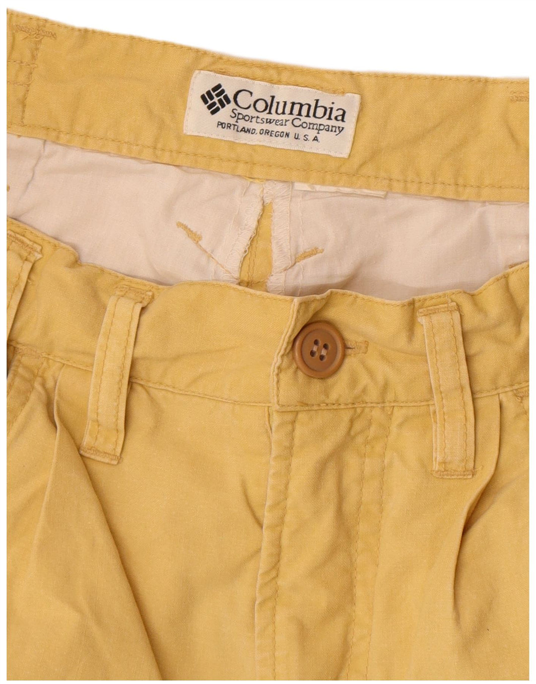 Мужские шорты-карго Columbia W28, маленькие, желтые