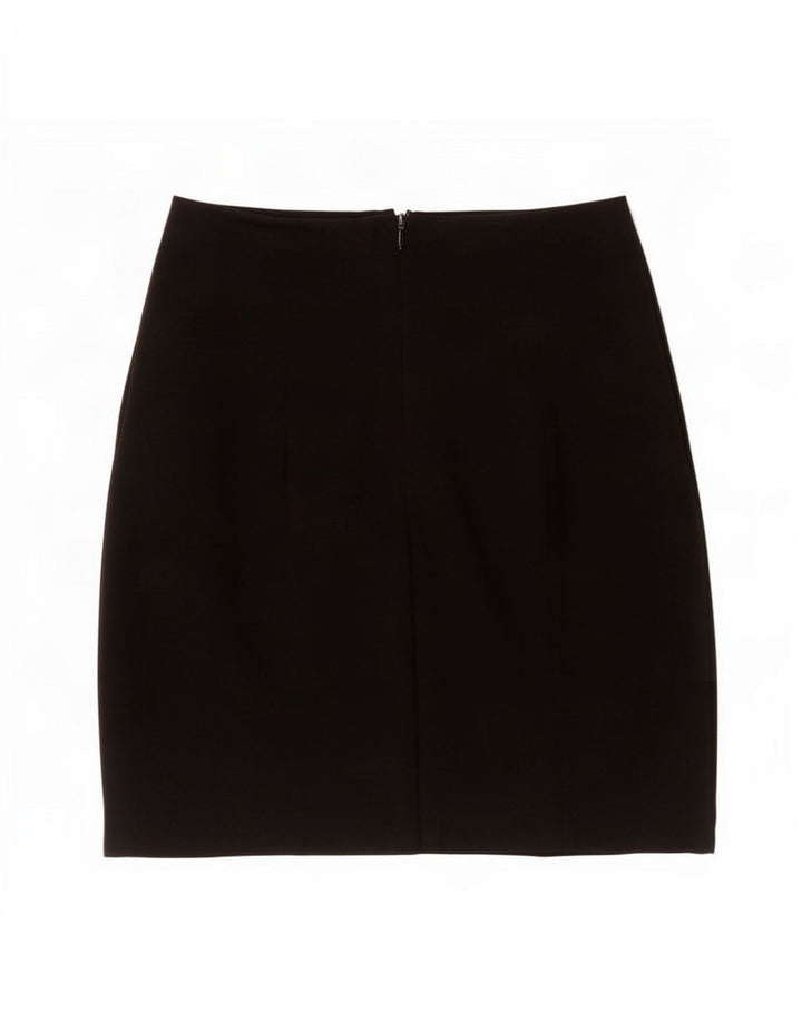 Женская мини-юбка Zara, маленькая W26, черный хлопок