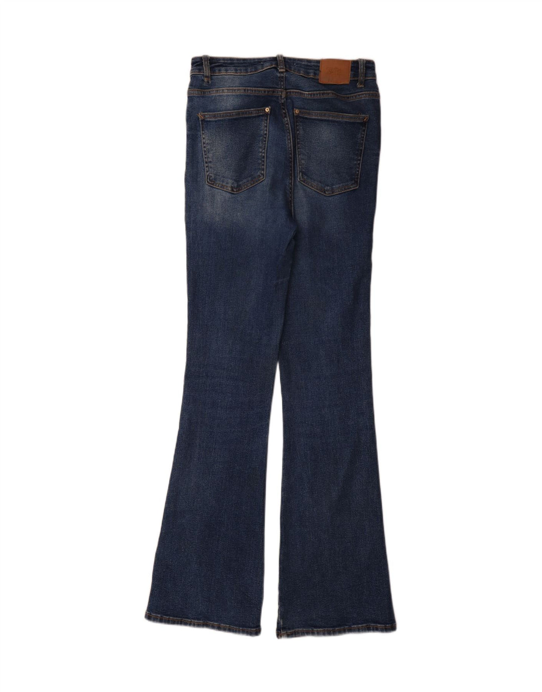Женские расклешенные джинсы Zara EU 38, маленькие W28 L34, синие, хлопок