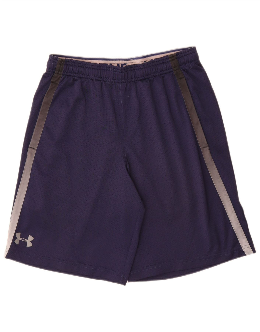 Мужские спортивные шорты Under Armour Heat Gear среднего размера, темно-синий, полиэстер