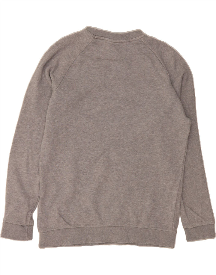 ADIDAS Mens Graphic Sweatshirt Jumper Small Grey Cotton Vintage Adidas and Second-Hand Adidas from Messina Hembry 