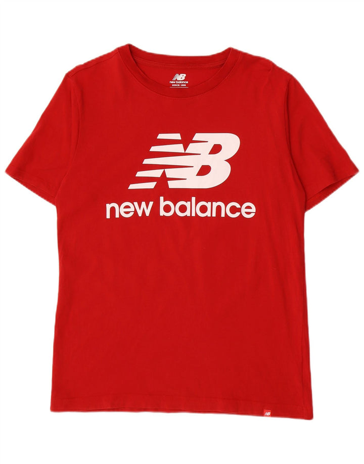 Мужская футболка с рисунком New Balance, средний красный