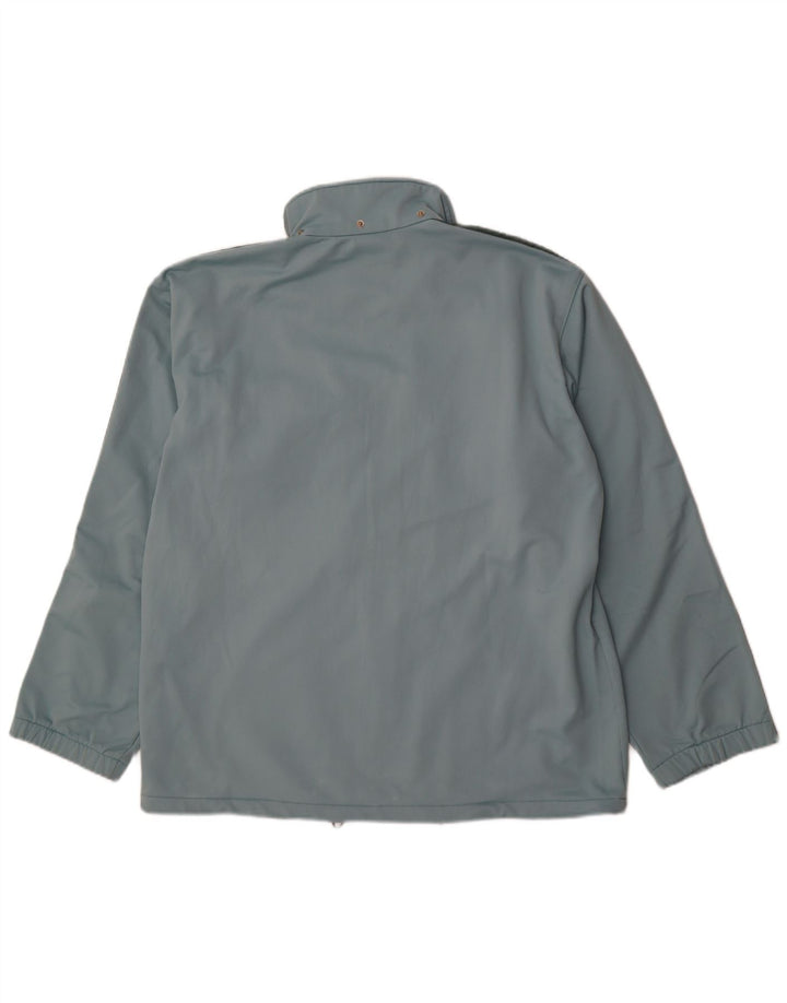 Мужская спортивная куртка Diadora, большая синяя полиамидная куртка