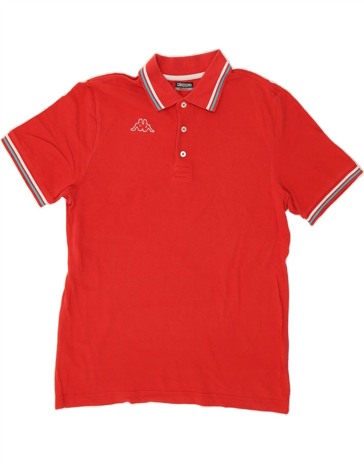 KAPPA Mens Polo Shirt Large Red Cotton Vintage Kappa and Second-Hand Kappa from Messina Hembry 