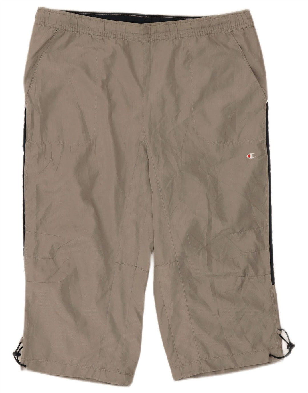 CHAMPION Mens Capri Tracksuit Trousers Large  Grey Polyester