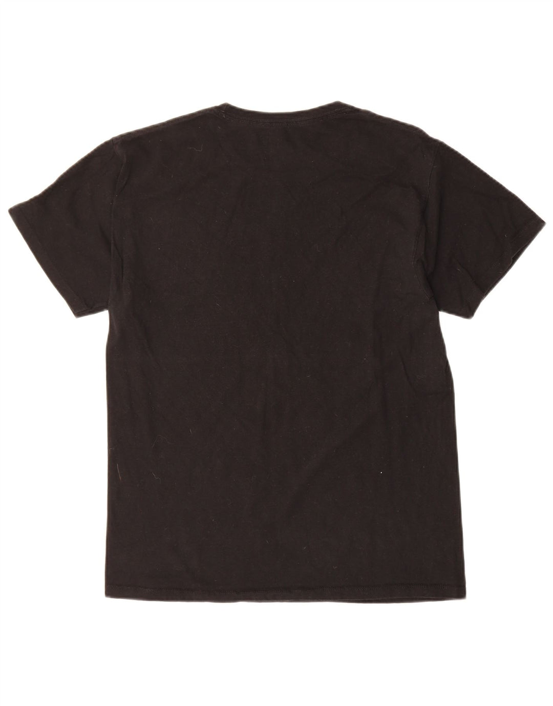 CHAMPION Mens Graphic T-Shirt Top Medium Black Cotton