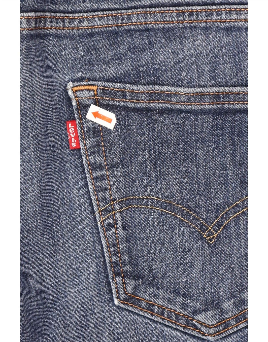 Мужские джинсовые шорты LEVI'S 502 W33, средний синий хлопок