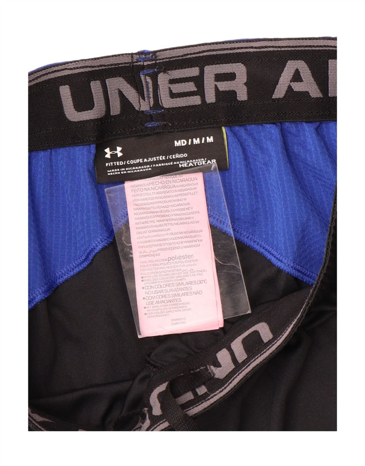 Мужские спортивные шорты Under Armour Heat Gear, средний черный, полиэстер с цветными блоками