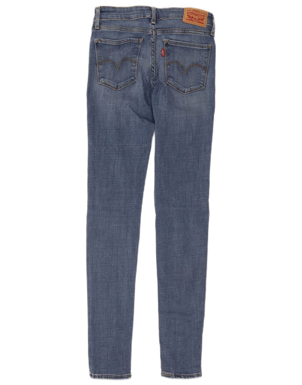Женские джинсы скинни Levi's 711 W24 L32 синие, хлопок