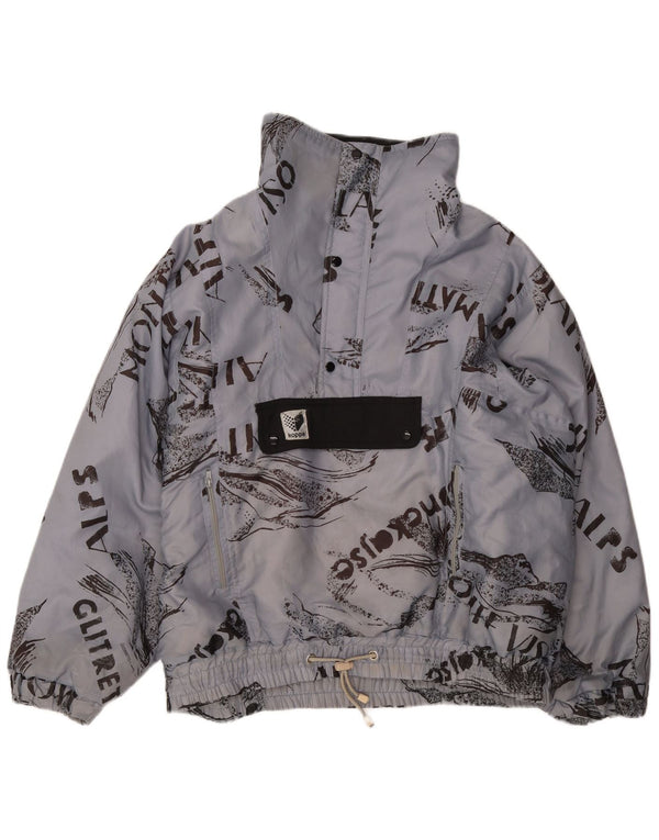 Мужская куртка-анорак TACTEL с графическим рисунком UK 48 4XL, синий полиамид