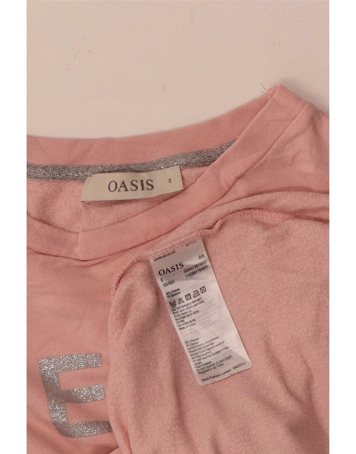 Женский свитер Oasis с рисунком, Великобритания, 10 шт., маленький розовый, вискоза