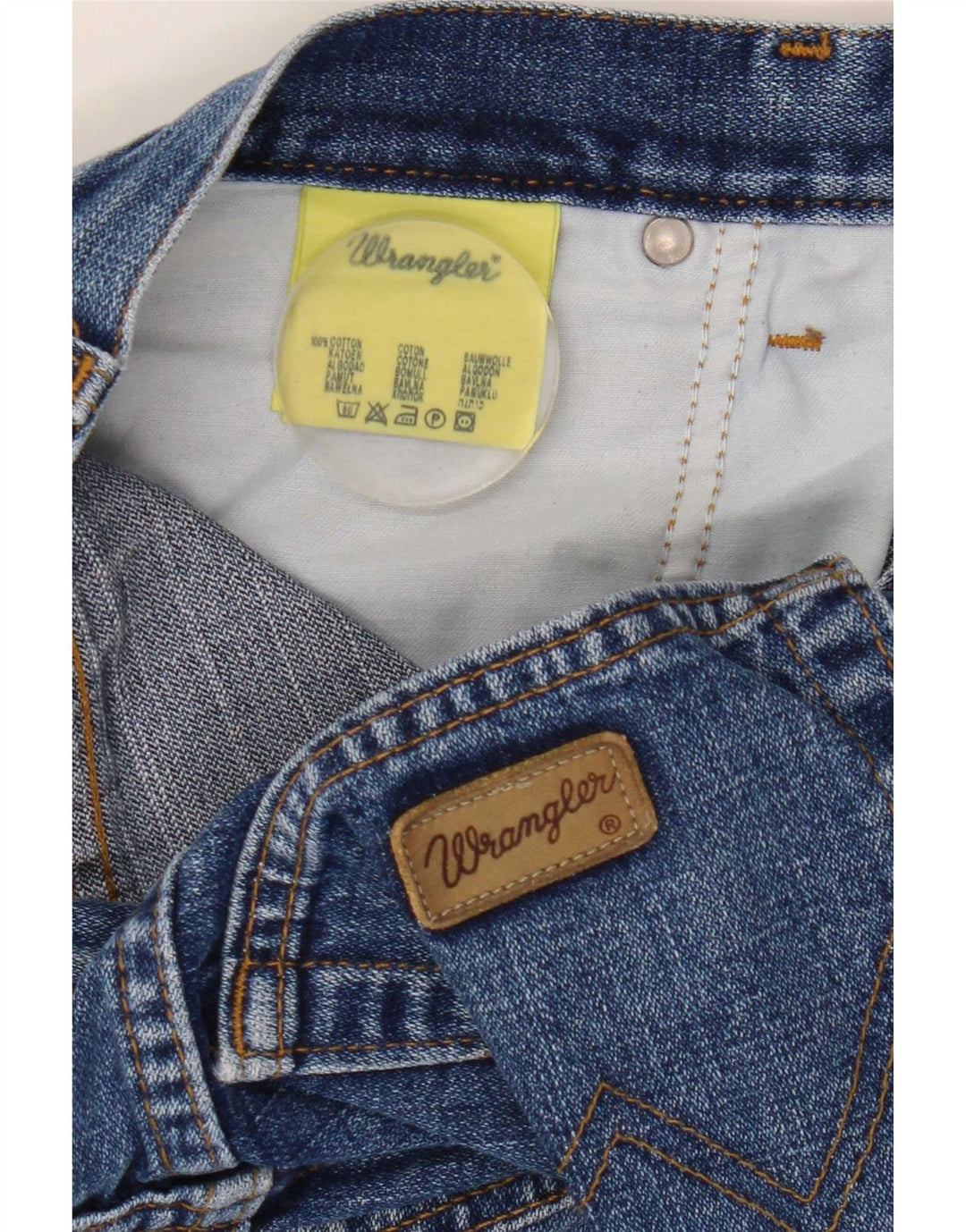 Мужские прямые джинсы Wrangler Texas W32 L30, синий хлопок