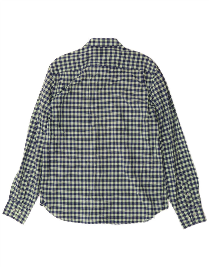 Мужская рубашка Massimo Dutti, большая зеленая клетка