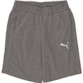 Мужские спортивные шорты Puma из хлопка среднего серого цвета
