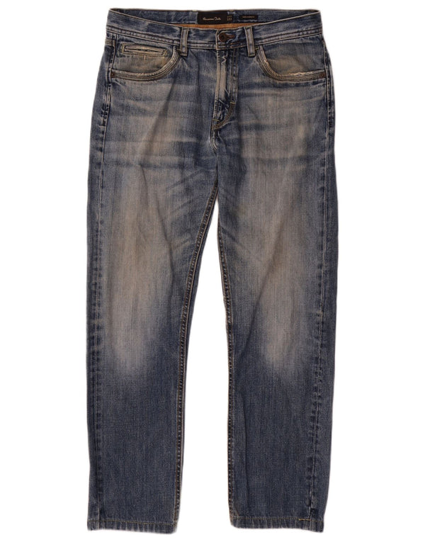 Мужские прямые джинсы Massimo Dutti EU 40 Medium W31 L28 Синие