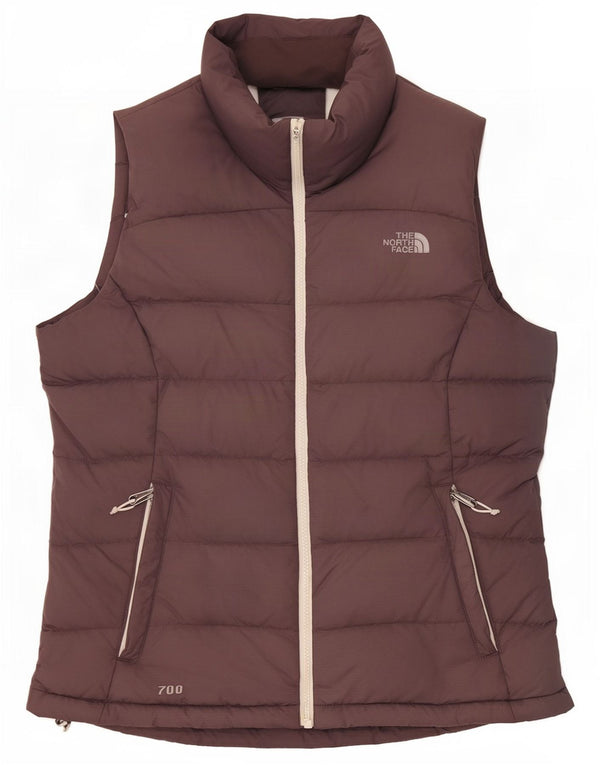 The North Face Womens Padded Gilet UK 12 Medium Purple