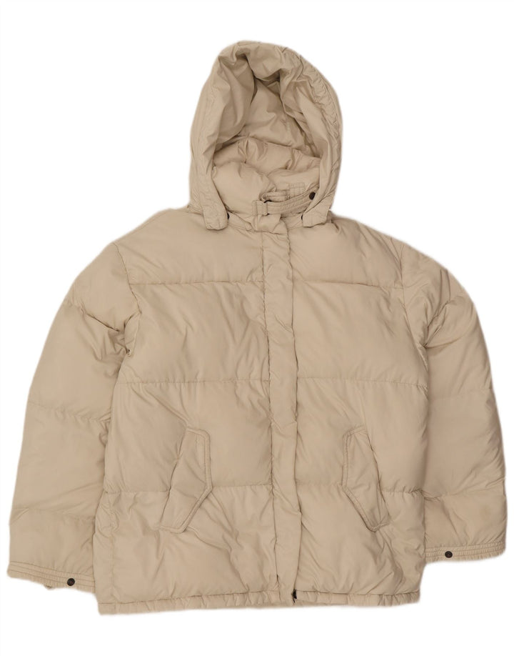 Женская утепленная куртка с капюшоном Ciesse Piumini IT 46 Large Off White Polyester