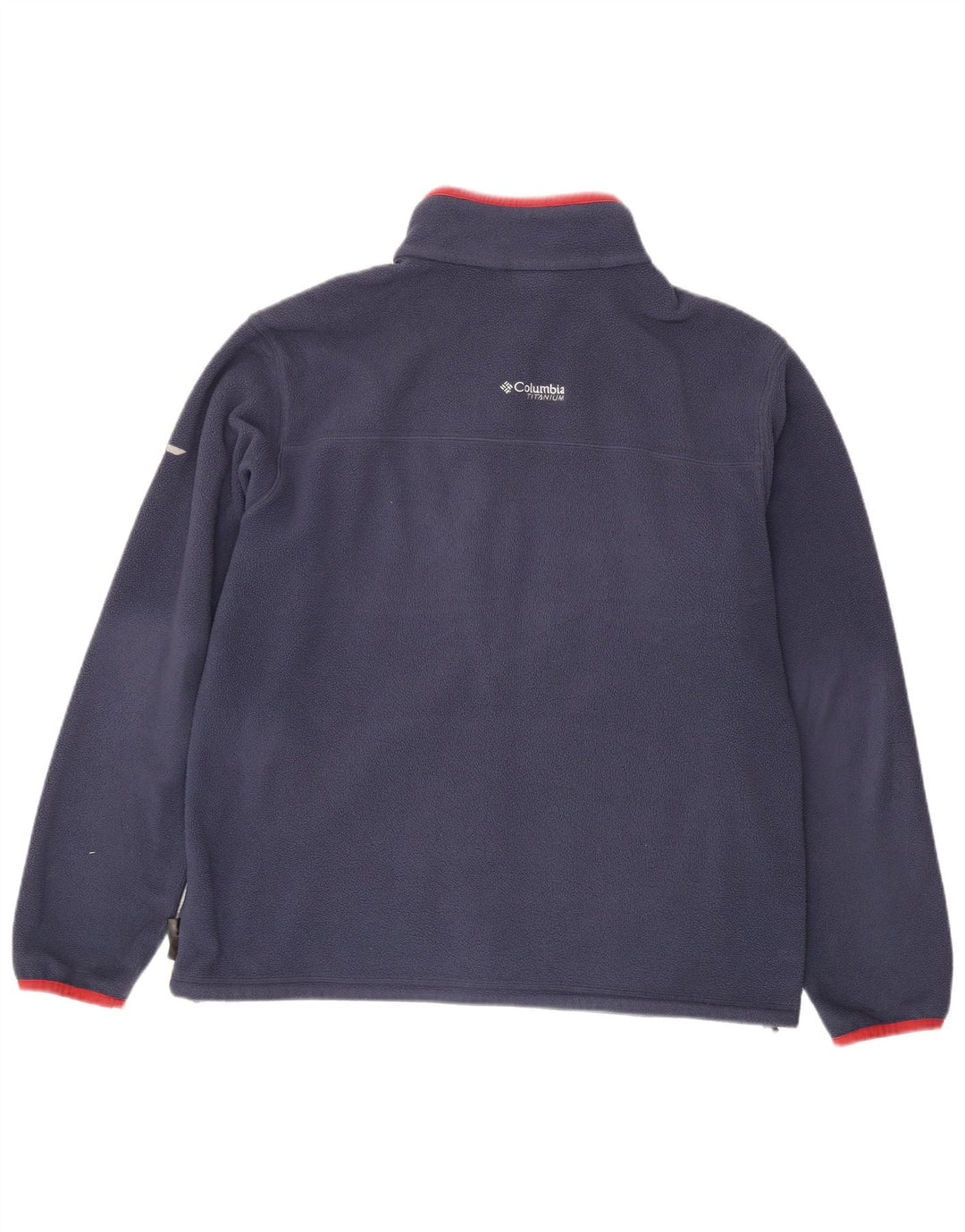 Мужская титановая флисовая куртка Columbia UK 42 XL темно-синего цвета из полиэстера
