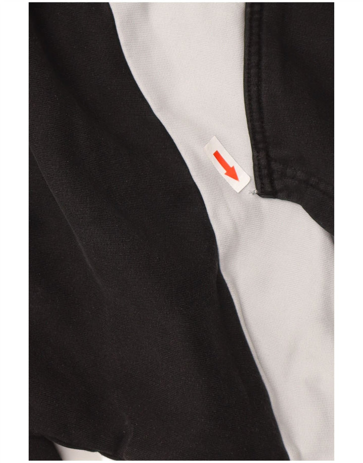 Мужской джемпер с капюшоном PUMA, средний черный, хлопок с цветными блоками