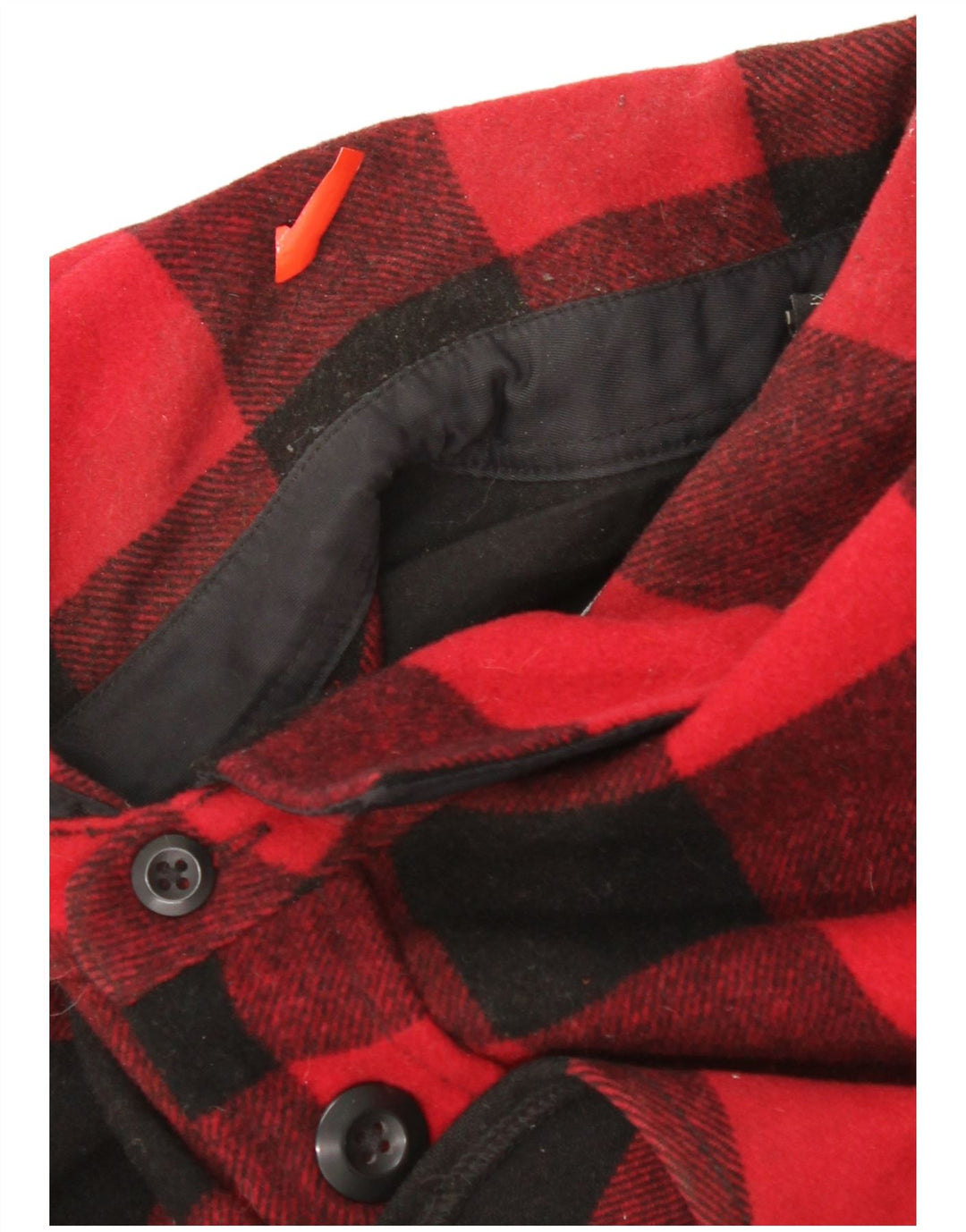 Мужская фланелевая рубашка Nike Lumberjack XL из шерсти красного цвета в мелкую клетку