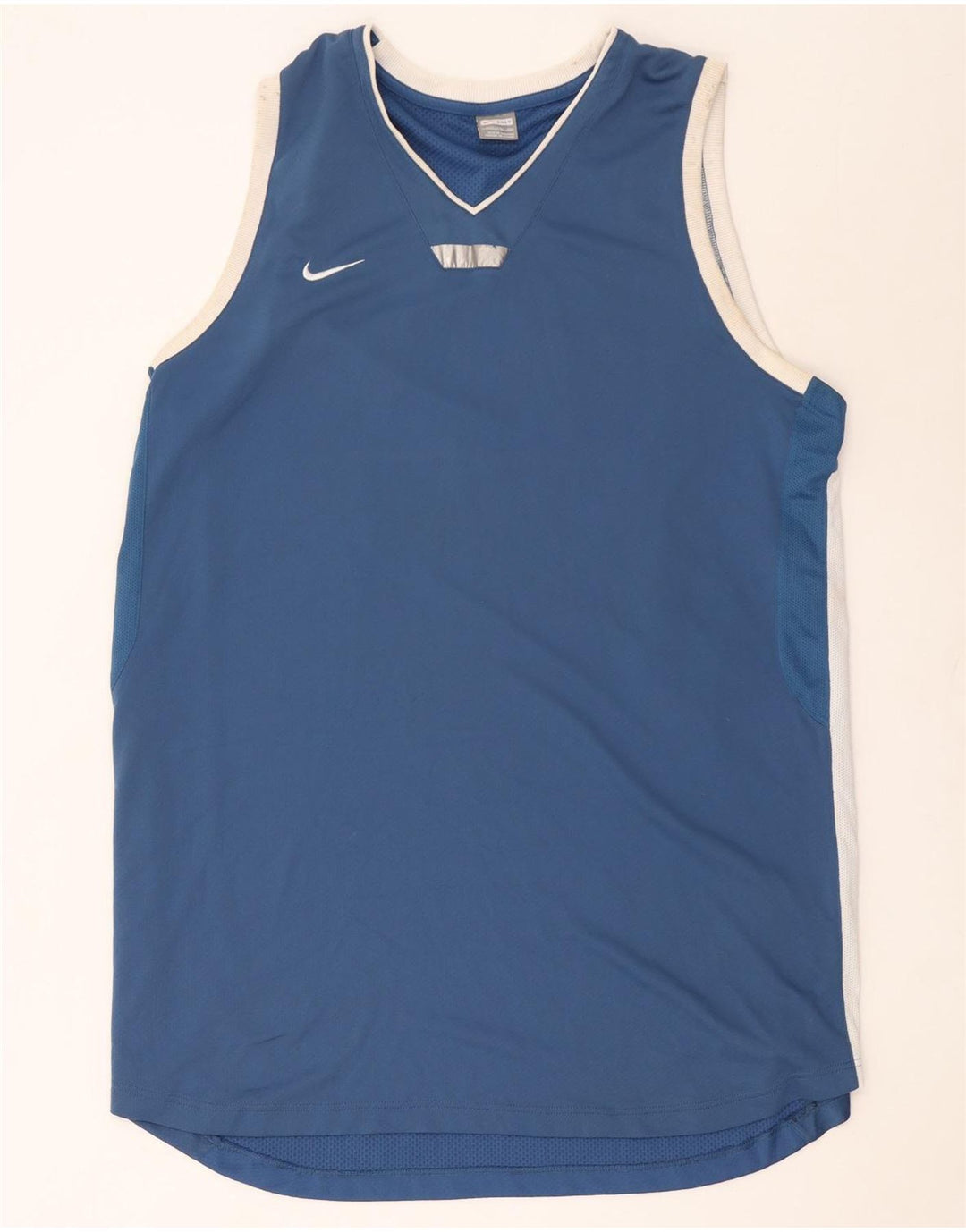 Мужской жилет Nike Tall Top 3XL синий полиэстер с цветными блоками