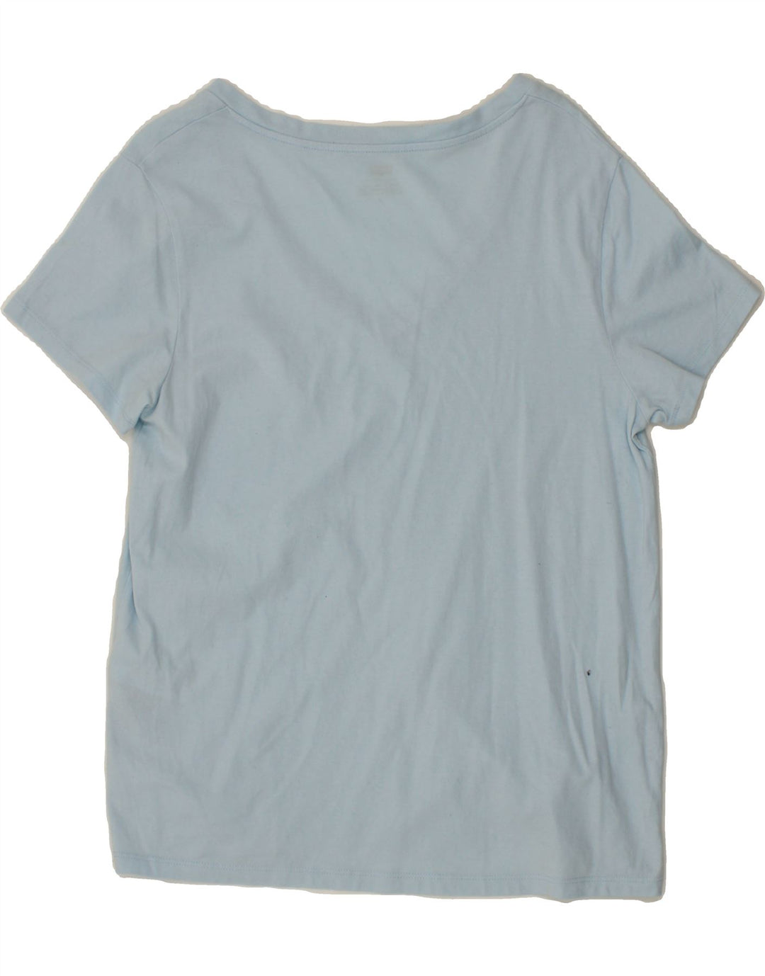 LEVI'S Womens T-Shirt Top UK 12 Medium Blue Cotton Vintage Levi's and Second-Hand Levi's from Messina Hembry 