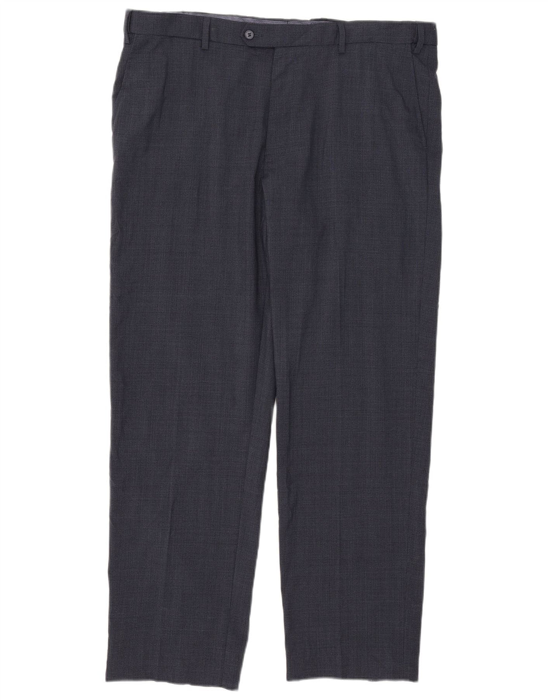 Мужские прямые классические брюки Marks & Spencer W40 L31 темно-синие