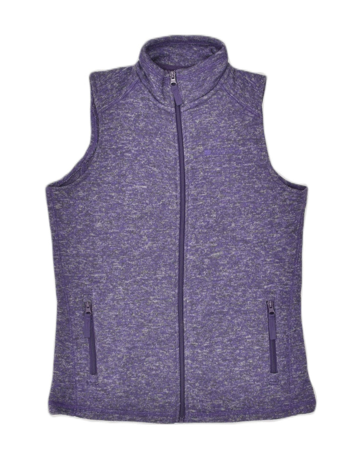 MOUNTAIN WAREHOUSE Womens Sleeveless Cardigan Sweater UK 8 Small  Purple | Vintage Mountain Warehouse | Thrift | Second-Hand Mountain Warehouse | Used Clothing | Messina Hembry 