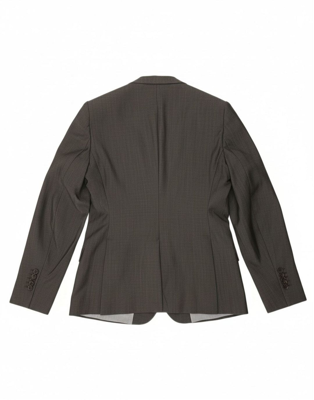 MASSIMO DUTTI Womens 2 Button Blazer Jacket EU 40 Medium Grey Acetate