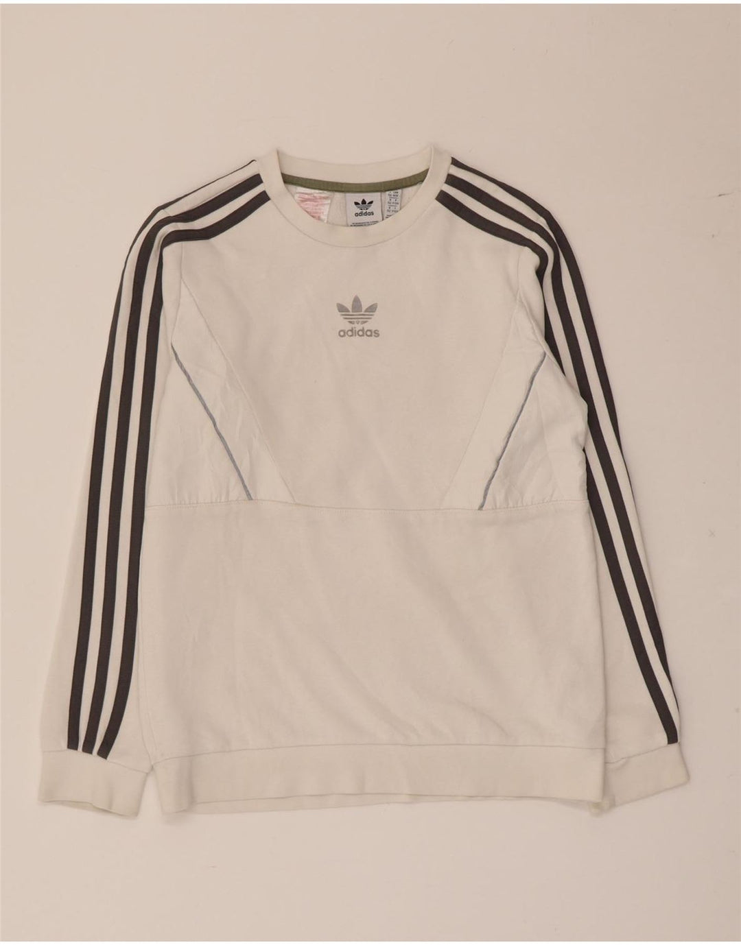 Свитшот Adidas для мальчиков 11-12 лет, белый хлопок