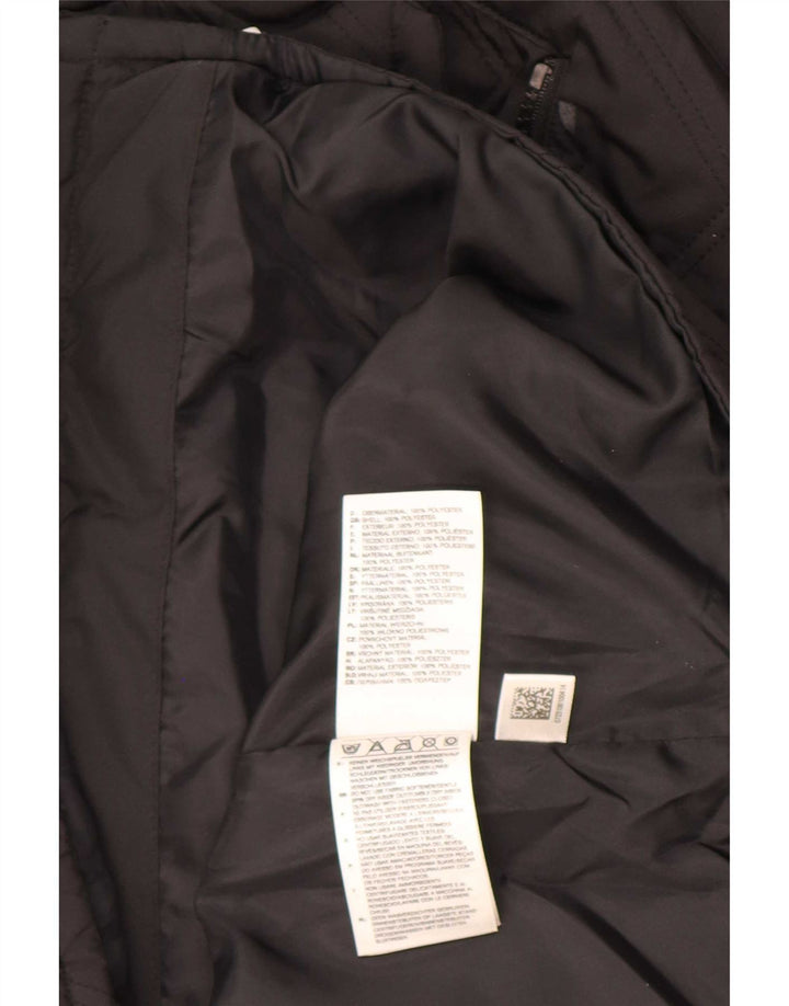 Женский стеганый жилет Adidas UK 20 2XL, черный полиэстер