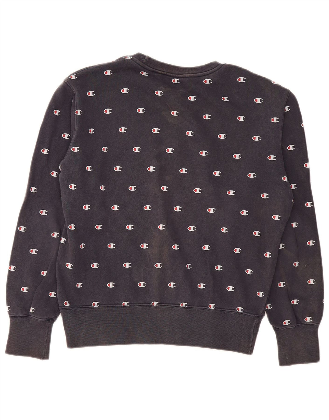 Женский свободный свитер с рисунком Champion UK 10, маленький черный