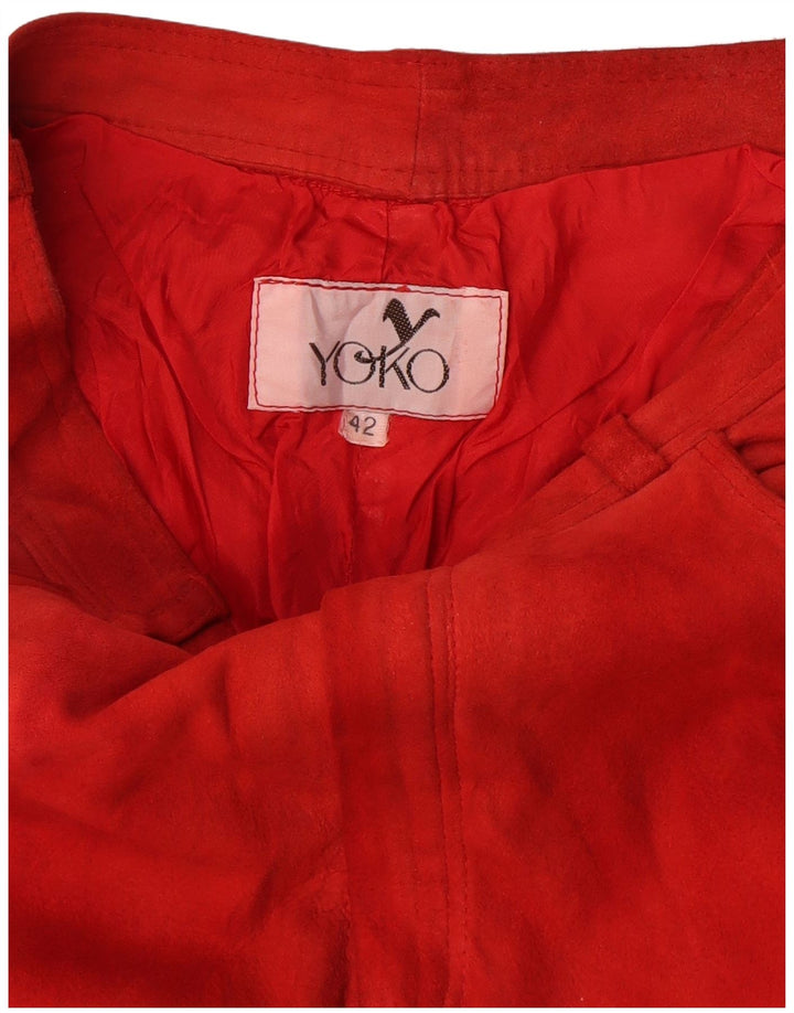 Yoko Женские узкие повседневные брюки IT 42 Medium W28 L31 Красный