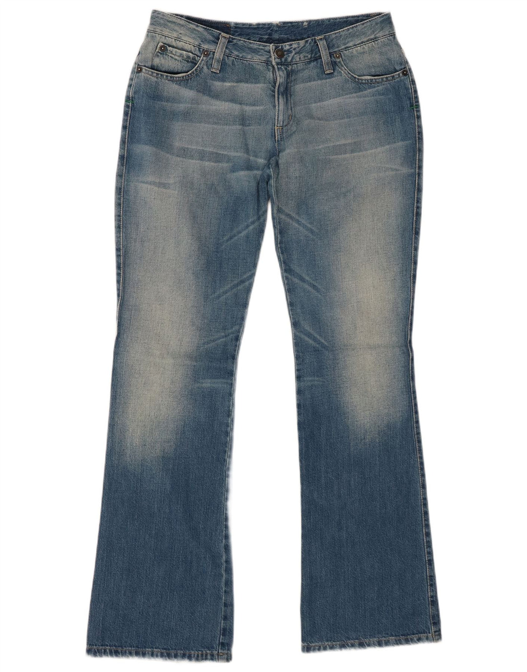 Женские джинсы Benetton Bootcut IT 44 Medium W32 L32 Синие, хлопок