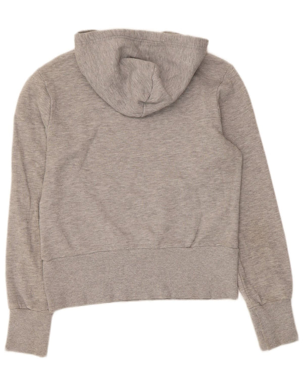 Женский джемпер с капюшоном Adidas Regular Fit UK 10, маленький серый спортивный