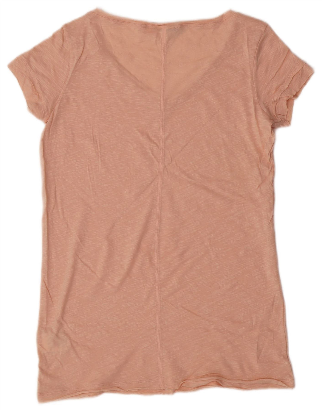 SISLEY Womens T-Shirt Top UK 12 Medium Beige Cotton