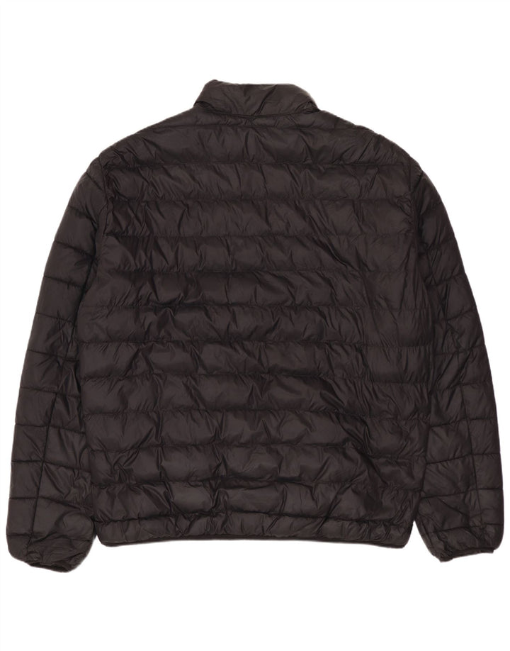 Мужская стеганая куртка ZARA UK 44 2XL, черный нейлон