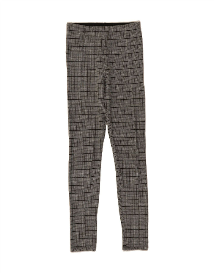ZARA Womens Leggings UK 10 Small  Grey Check Vintage Zara and Second-Hand Zara from Messina Hembry 