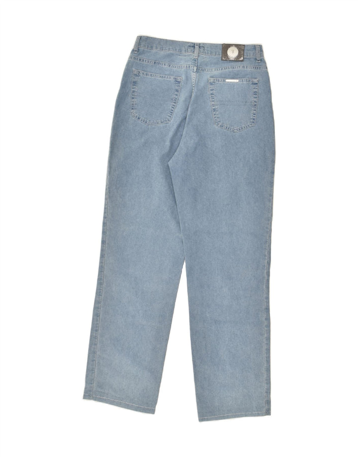 TRUSSARDI Womens Straight Jeans W28 L29 Blue Cotton Vintage Trussardi and Second-Hand Trussardi from Messina Hembry 