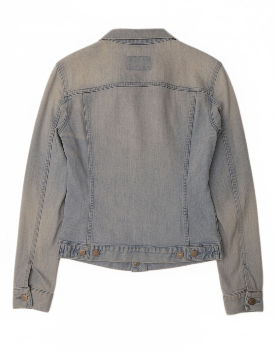 LEVI'S Womens Denim Jacket UK 10 Small Blue Cotton