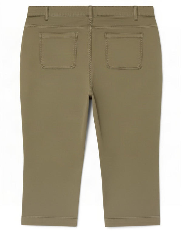 Женские капри Mountain Warehouse UK 18 XL W36 L20 Хаки Хлопок