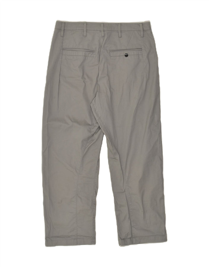 G-STAR Mens Relaxed Fit Straight Casual Trousers W30 L27 Grey Cotton | Vintage G-Star | Thrift | Second-Hand G-Star | Used Clothing | Messina Hembry 