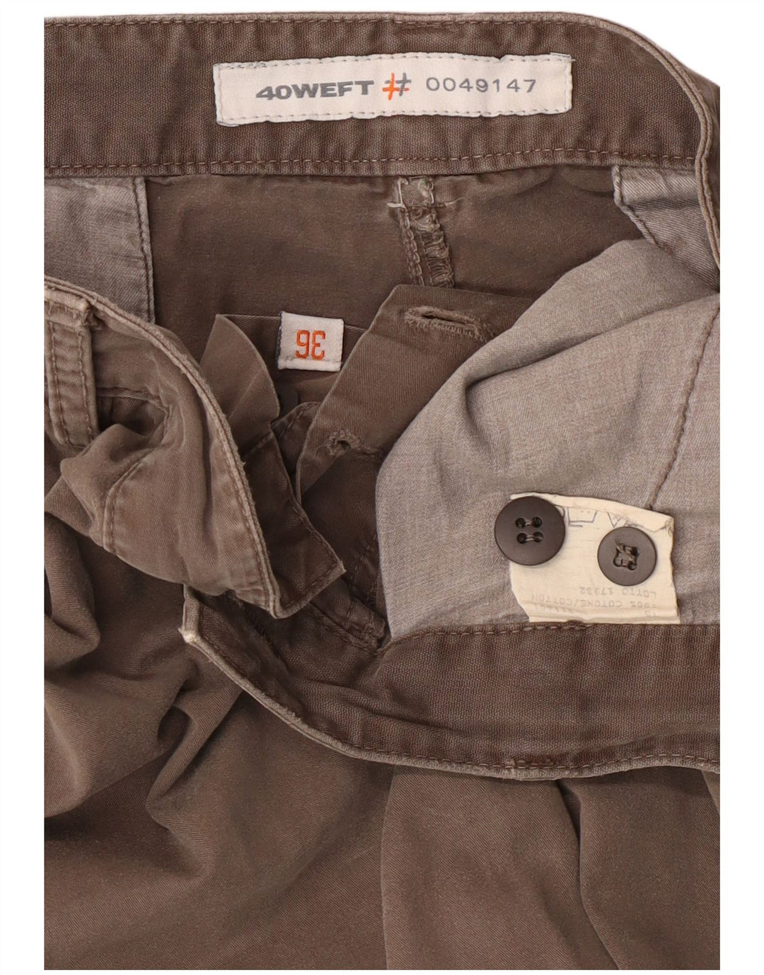 Мужские шорты-карго 40Weft W36, большие серые, хлопок