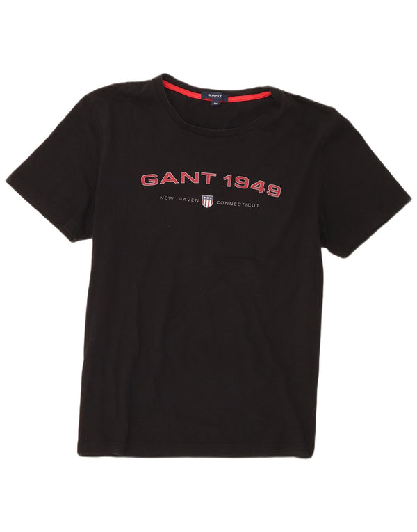 Мужская футболка с рисунком Gant 2XL, черный хлопок